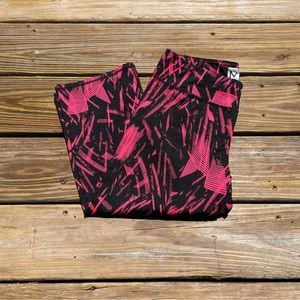 Marc New York Red and Black Leggings